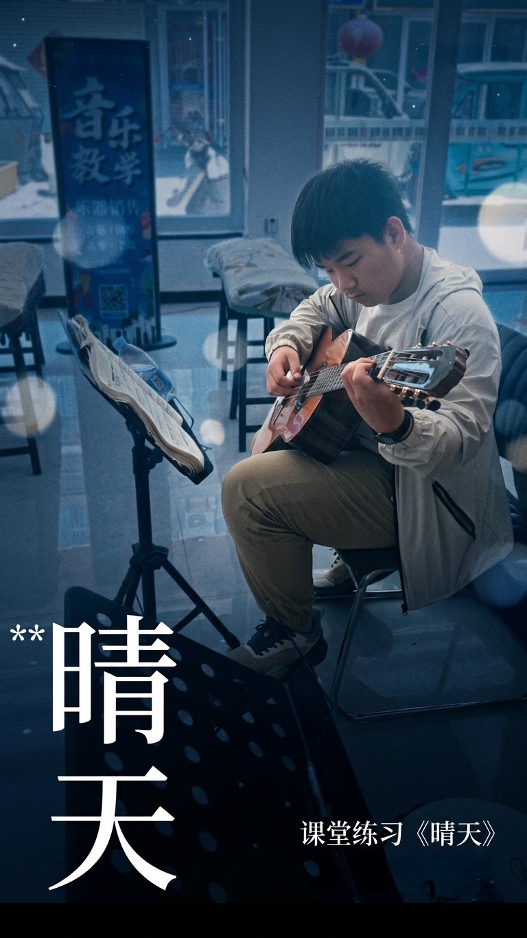 课堂练习《晴天》视频